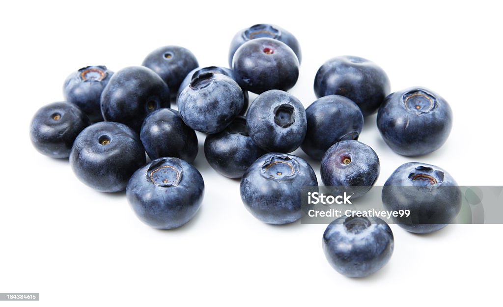 Blueberries Blueberries on white background Blueberry Stock Photo