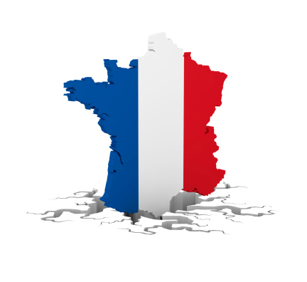 isolated France above crack.3d render.http://www.lib.utexas.edu/maps/europe/europe_ref_2007.pdf