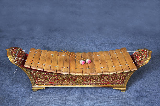 istock Thai Xylophone (Ra-Nad-Toom) on gray carpet 184384850