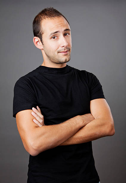 istock Real people: studio portrait of handsome man in late 20s 184385010
