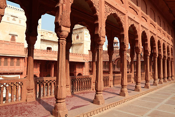 istock First Courtyard, Junagarh Fort, Bikaner, Rajasthan, India 184385383