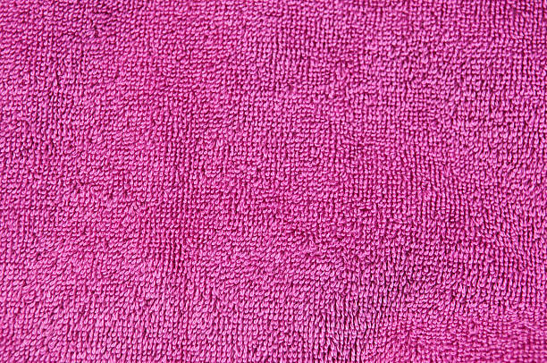 Textura de Toalha de cor de rosa - fotografia de stock