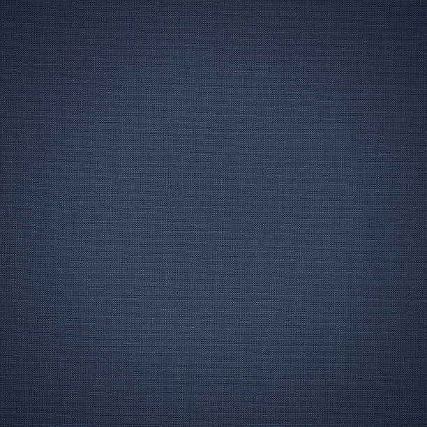 jeans di cotone blu scuro - canvas cotton textured textile foto e immagini stock