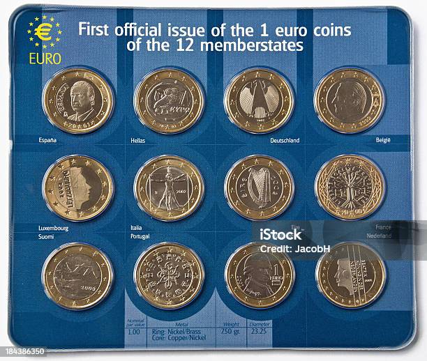 Las Monedas Europeas Foto de stock y más banco de imágenes de Símbolo de Moneda de la Comunidad Europea - Símbolo de Moneda de la Comunidad Europea, Bandera, Europa - Continente