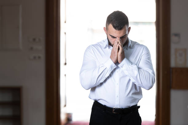 istock Businessman Prayer at Mosque 1843867891