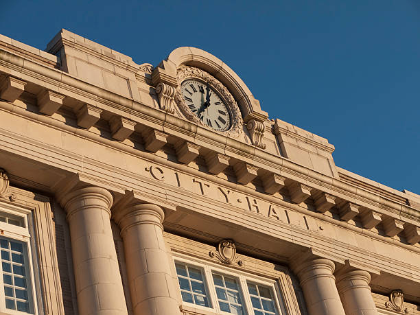 istock Marble City Hall At Sunset 184387152
