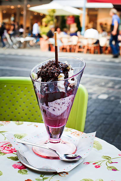 Ice Cream Sundae stock photo