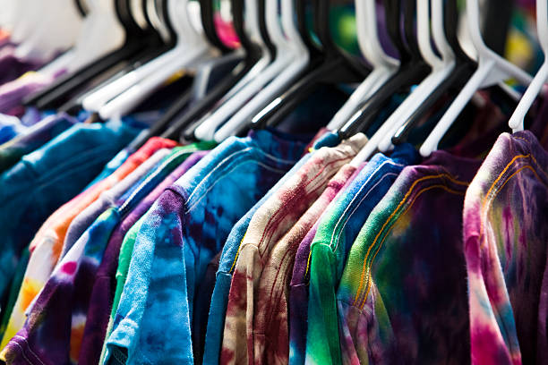 istock Tie Dyed Shirts for sale 184388113
