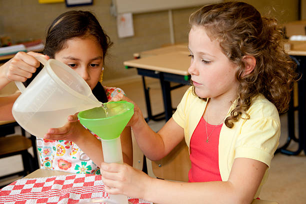 istock Children learning on school. Biology lesson. 184388523