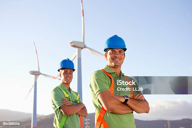 Renewable Energy Jobs Stock Photo - Download Image Now - Adult, Blue-collar Worker, Business