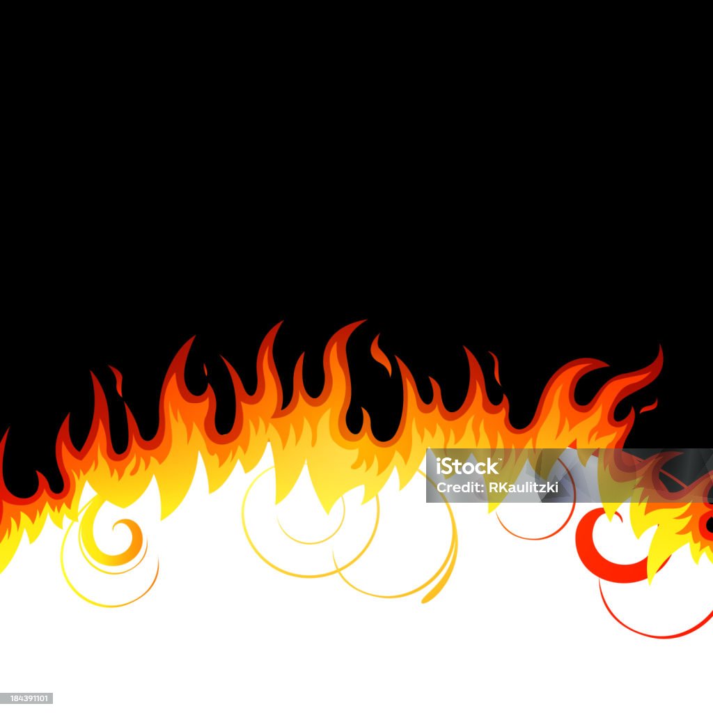 Back Fire Vector Vector Fire Background Stock Illustration - Download Image Now ...