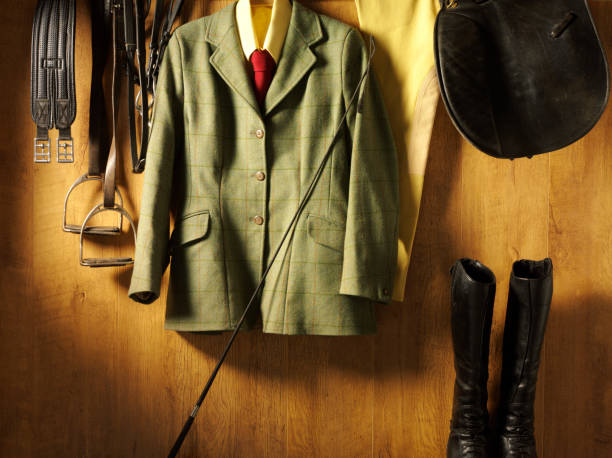 istock Jacket for Riding Competion and Equine equipment 184391530