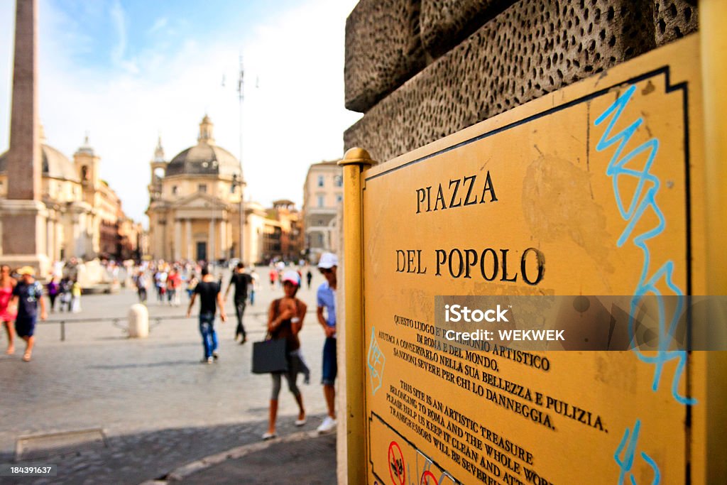 Piazza del Popolo, Rome, Italie - Photo de Architecture libre de droits