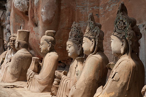 Buddhist statue at Dazu Stone carvings