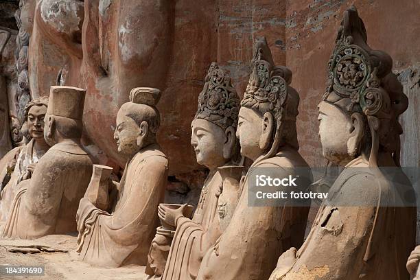 Buddhist Statue At Dazu Stone Carvings Stock Photo - Download Image Now - Tang Dynasty, Taoism, China - East Asia