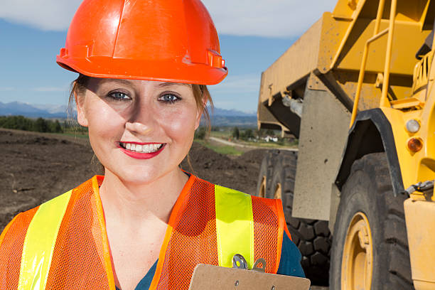 istock Female Safety Inspector 184391840