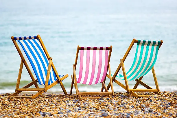 Photo of Three Beach Chairs