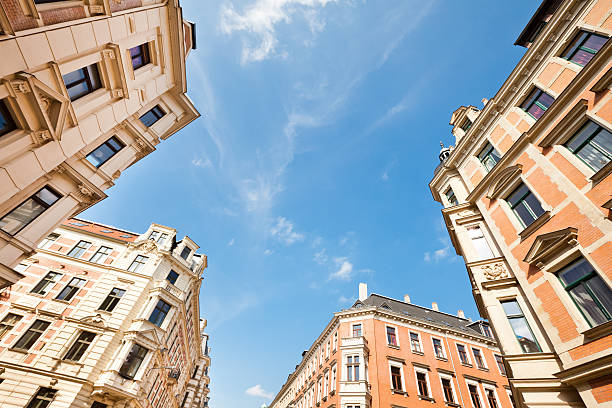istock Restored Old Townhouses 184391965