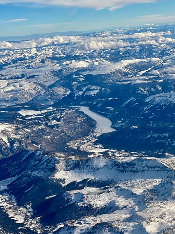 Beautiful Snowcapped Mountains of Rocky Mountains, Colorado