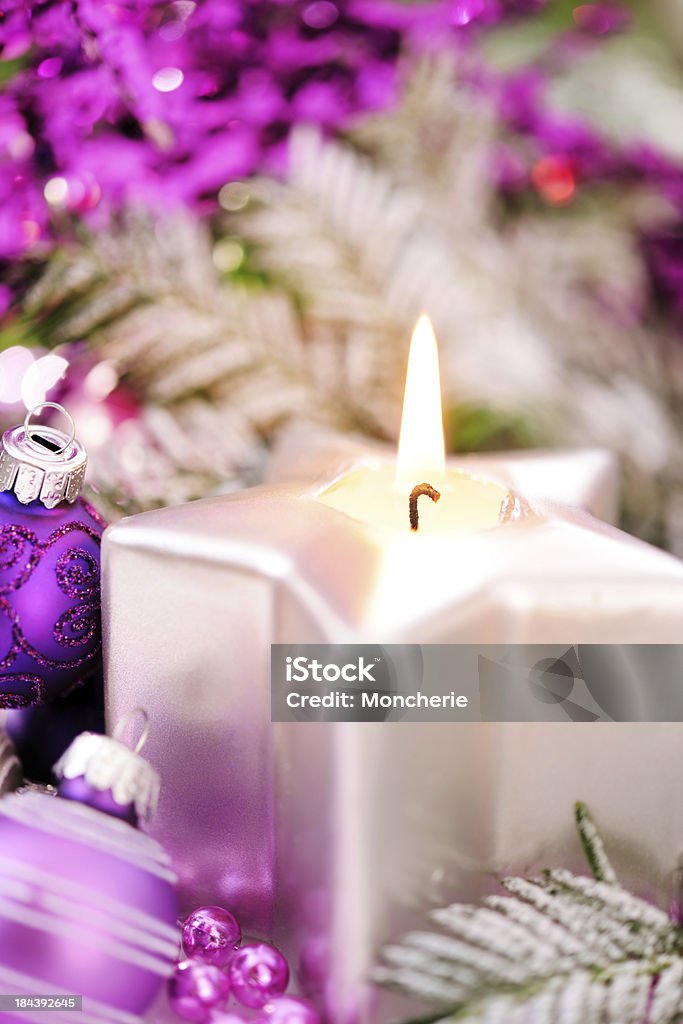 Décoration de Noël de rose, de vert et d'argent - Photo de Arbre libre de droits