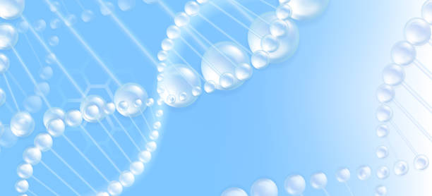 istock Hyaluronic acid skin solutions ad, blue collagen serum drop with cosmetic advertising background ready to use 1843931699