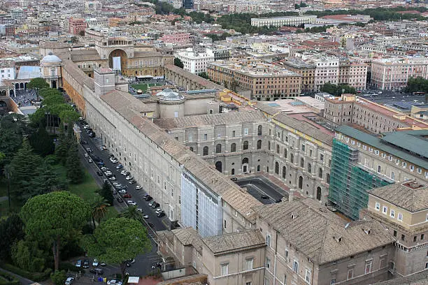 Photo of The Vatican Museums from above