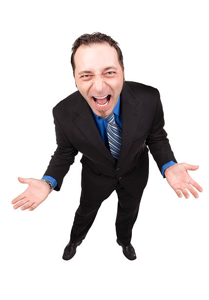 istock Boisterous Business Man 184393363