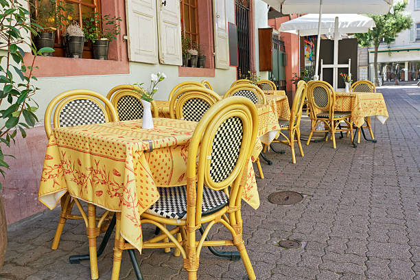 istock Restaurant in the Old Town of Colmar 184393457