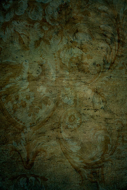 istock Gothic Medieval Period Looking Floral Background 184393592