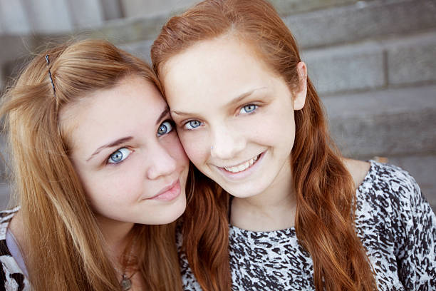 Two sisters, 4 and 8.