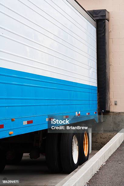 Trailer And Dock Stock Photo - Download Image Now - Carrying, Commercial Dock, Distribution Warehouse