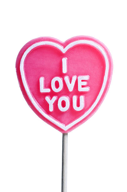 istock I Love You Lollipop White Background 184395169