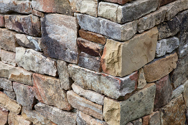 parede de pedra de canto - corner stone wall brick imagens e fotografias de stock