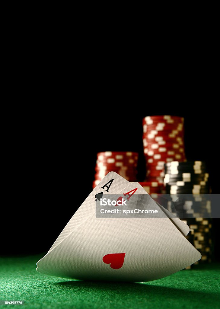 Tasche Aces - Lizenzfrei Poker Stock-Foto