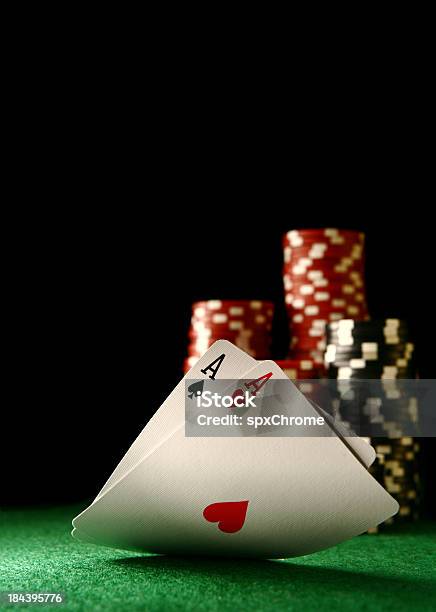 Bolso Aces - Fotografias de stock e mais imagens de Póquer - Póquer, Texas Hold 'Em, Carta de Ás