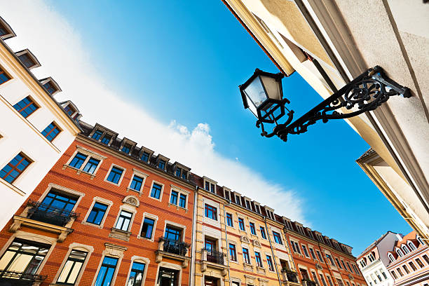 istock Restored Old Townhouses 184395945