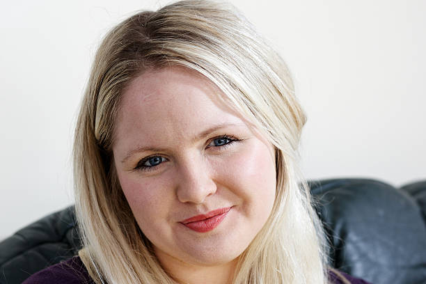 Portrait of young attractive female