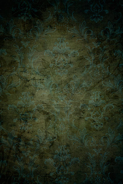 istock Gothic Medieval Period Looking Floral Background 184397473