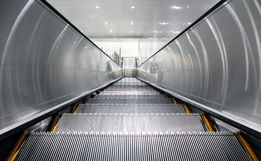 Escalator at airport