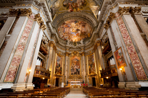 Iglesia de saint ignatius Roma, Italia photo