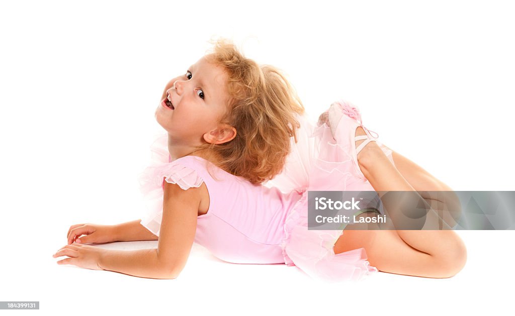 Bambina in costume di balletto - Foto stock royalty-free di 2-3 anni