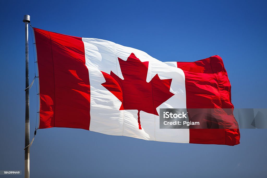 Símbolo de una esfera Canadá - Foto de stock de Bandera canadiense libre de derechos