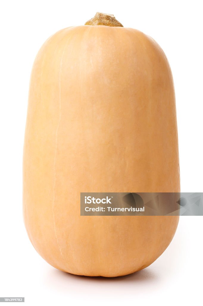 Abóbora Butternut isolados, Traçado de Recorte - Foto de stock de Abóbora Butternut royalty-free