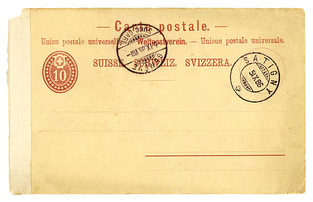 istock Postcard from Switzerland, 1886 184399913