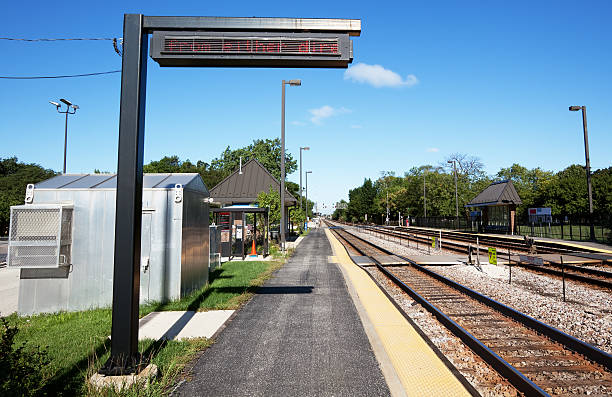 istock Mars Metra Station in Montclare, Chicago 184400166