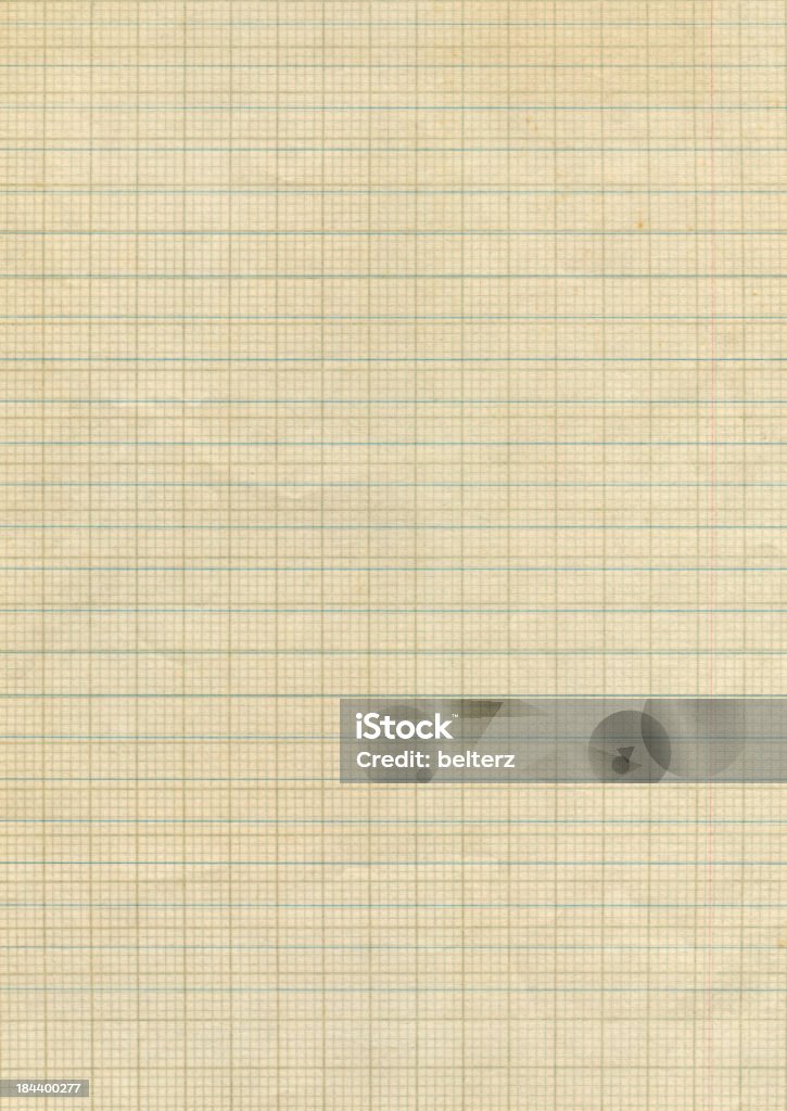 Verblichene Millimeterpapier - Lizenzfrei Millimeterpapier Stock-Foto