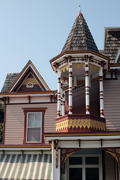 istock Cape May Victorian Architecture Detail 184400303