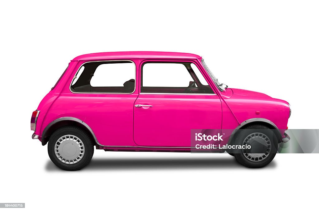 Mini Cooper-de-rosa - Foto de stock de Carro royalty-free