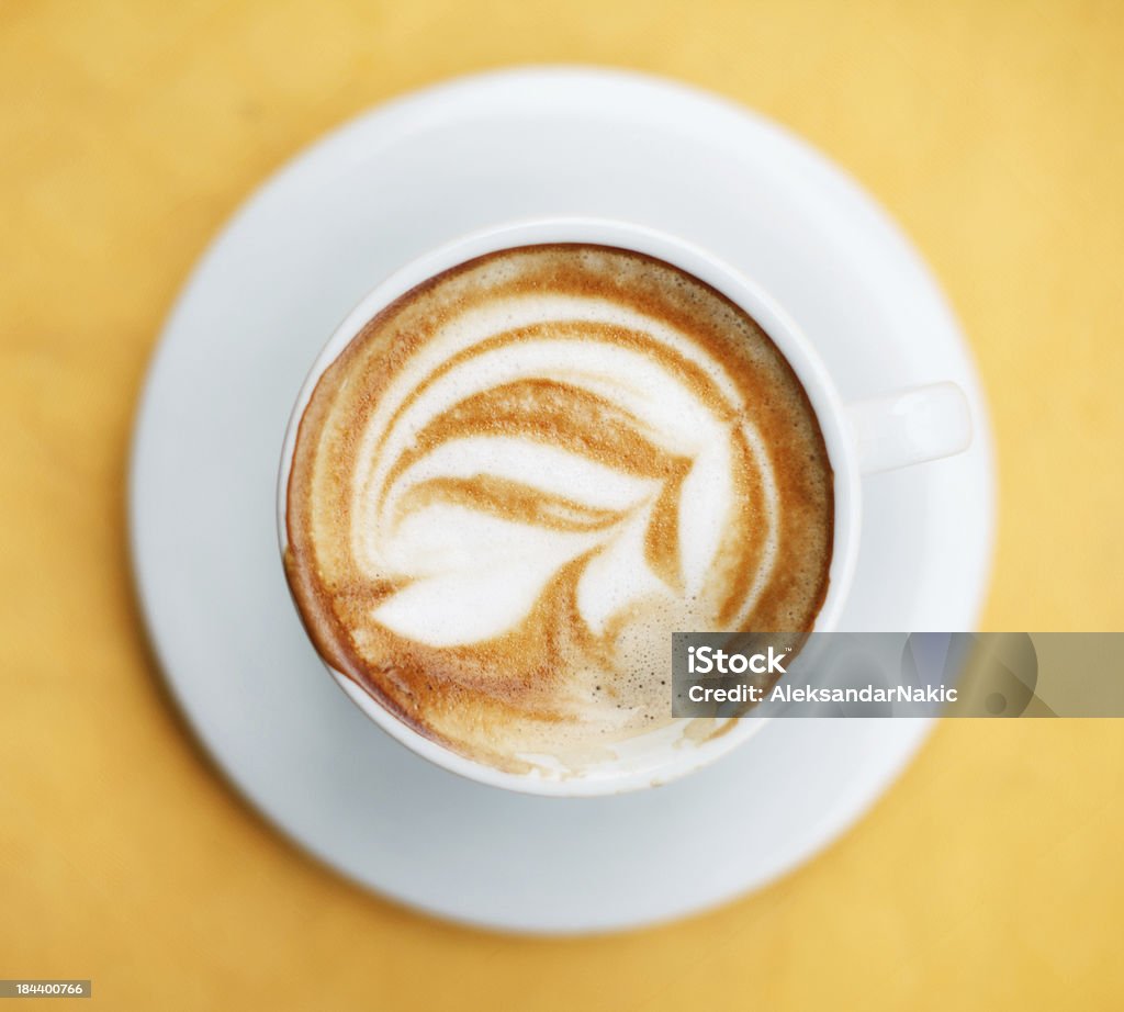 Cappuccino - Foto de stock de Amarelo royalty-free