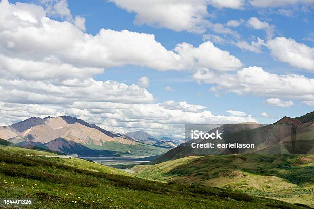 Denali Vista Stock Photo - Download Image Now - Alaska - US State, Alaska Range, Blue